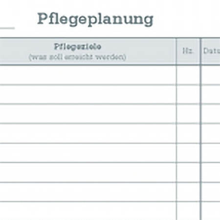 Pflegeplanungen