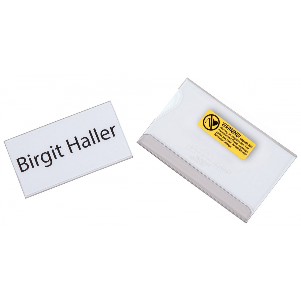 Namensschild mit Doppelmagnet