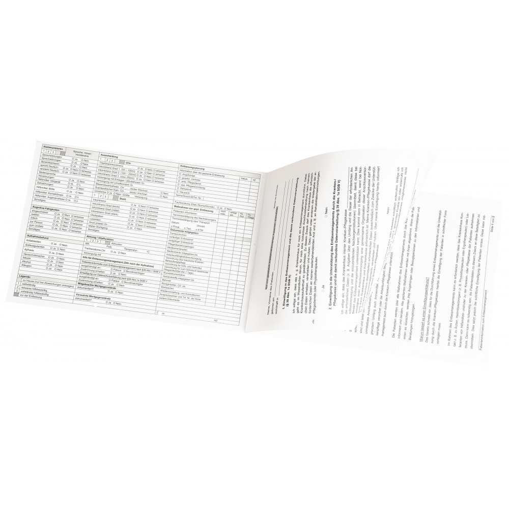 Formularsatz Entlassmanagement