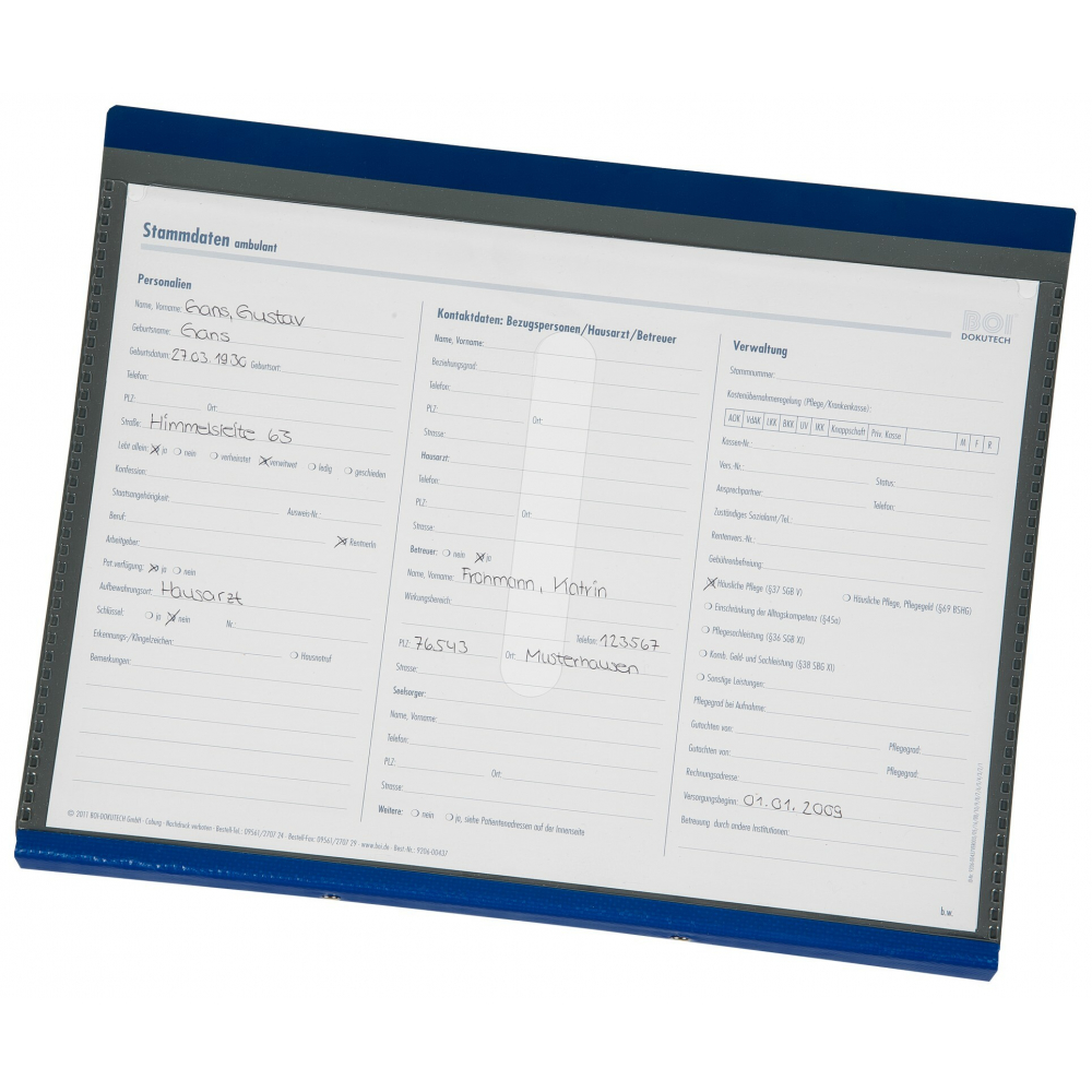 Pflegemappe ambulant PM2R und PM4R