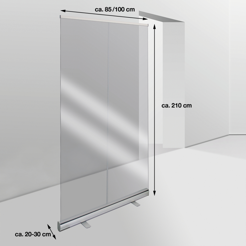 Mobile Hygieneschutzwand