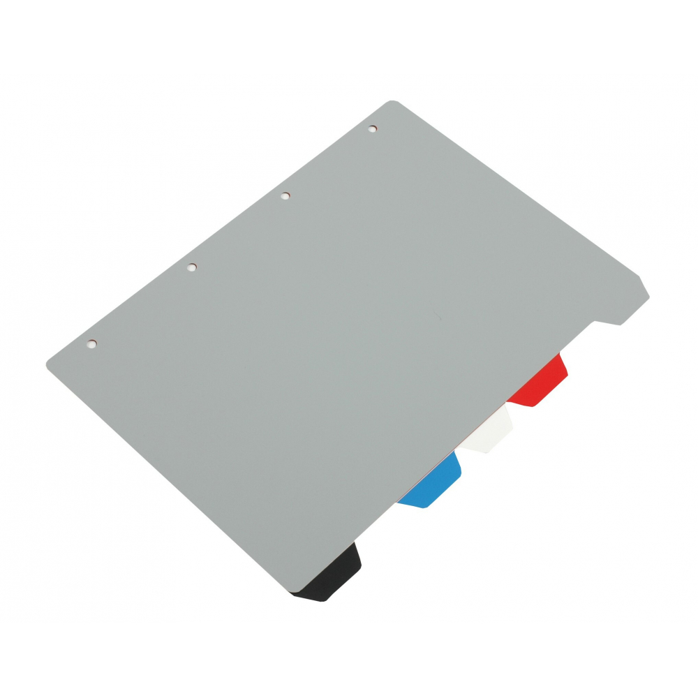 5-teiliges Register, unbeschriftet