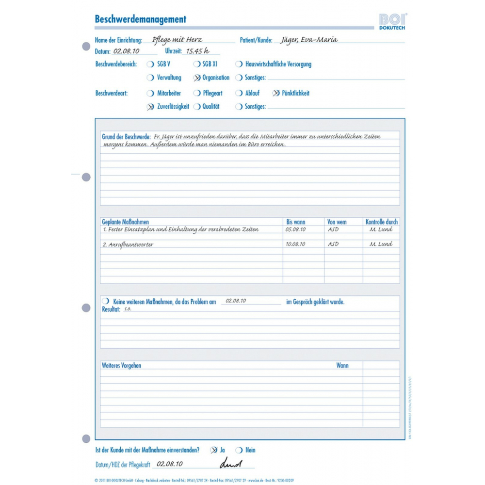 Beschwerdemanagement