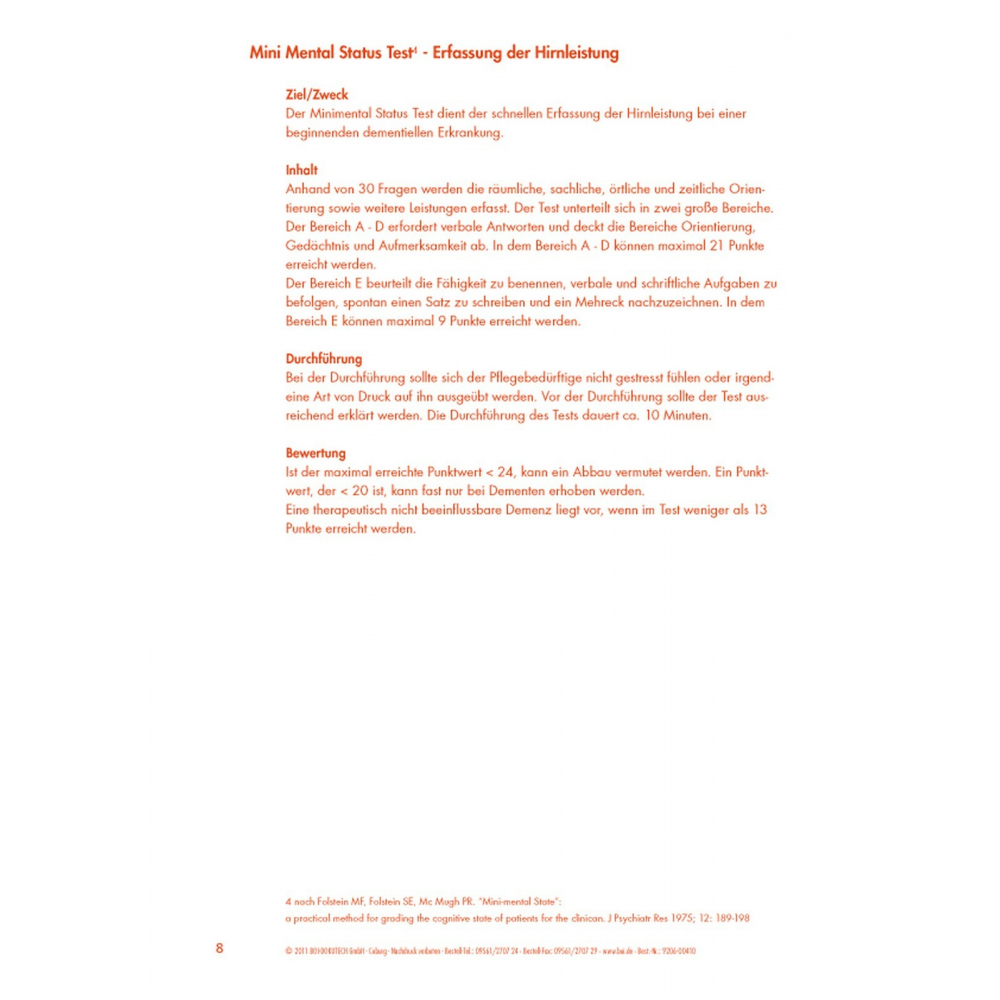 Geriatrisches Basisassessment