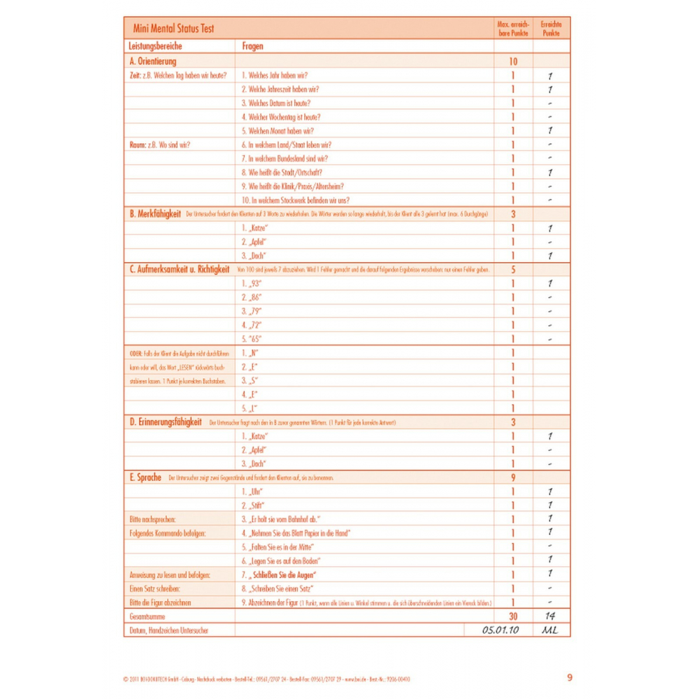 Geriatrisches Basisassessment