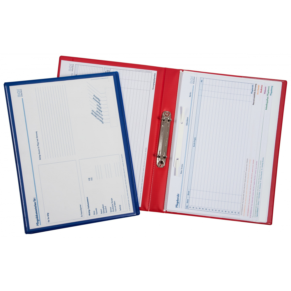 Mappe "click" ambulant, 2-Ring-Mechanik