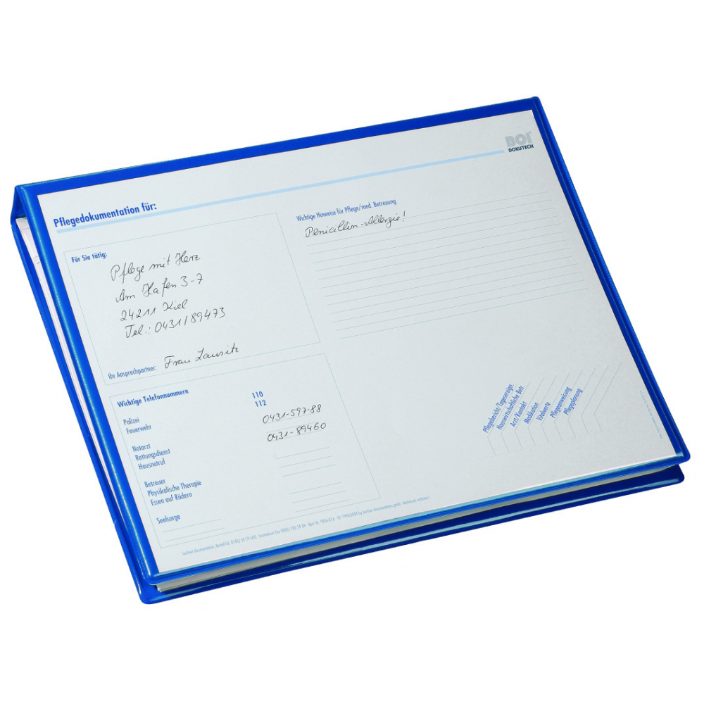 Mappe "click" ambulant, 2-Ring-Mechanik