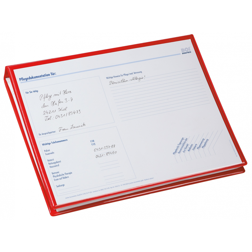 Mappe "click" ambulant, 2-Ring-Mechanik
