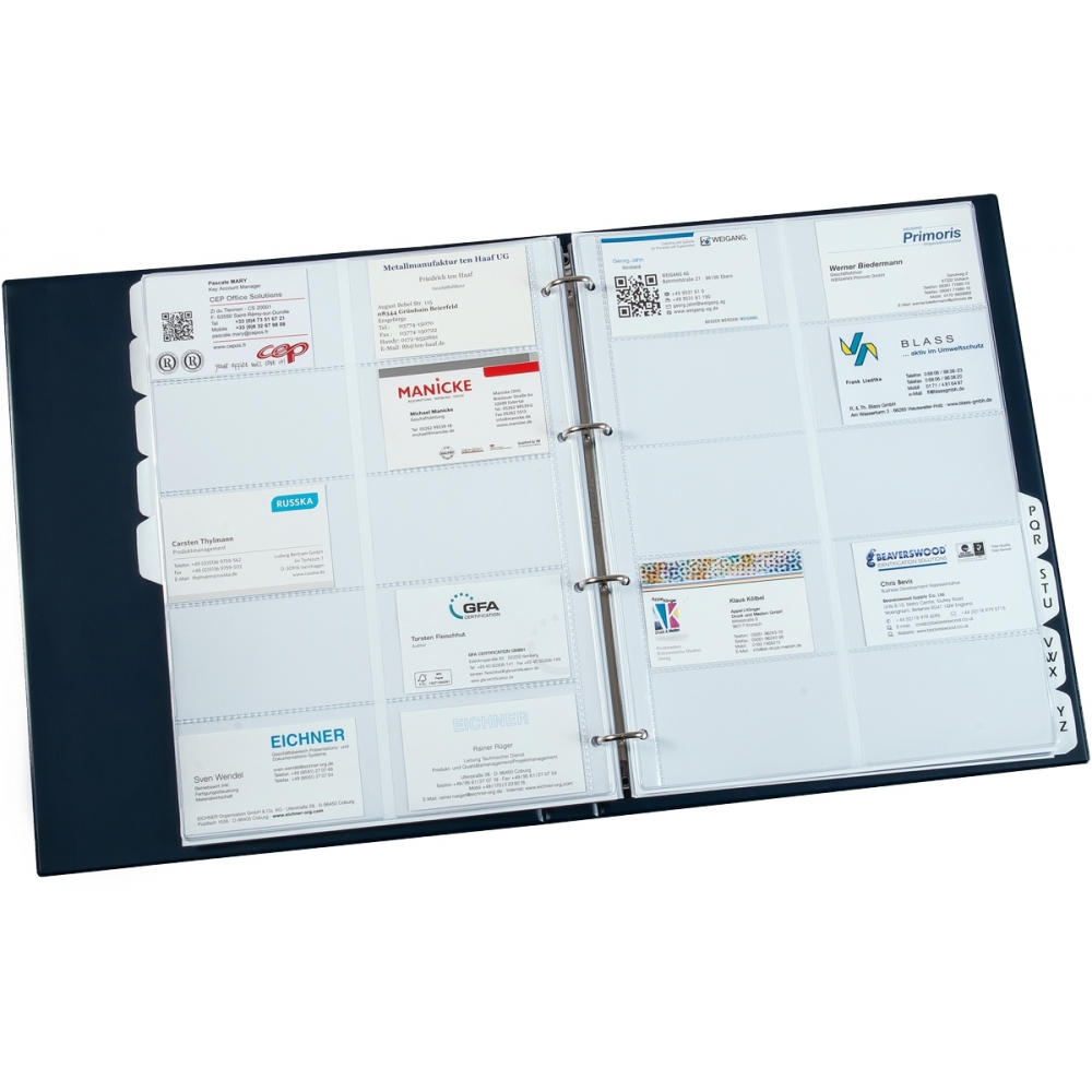 Visitenkartenbuch DIN A 4