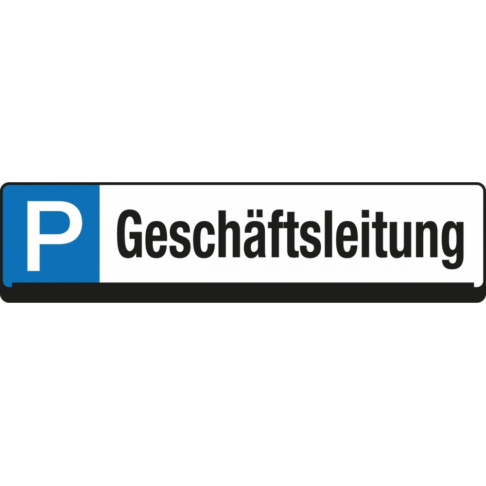 Parkplatz Reservierungsschilder