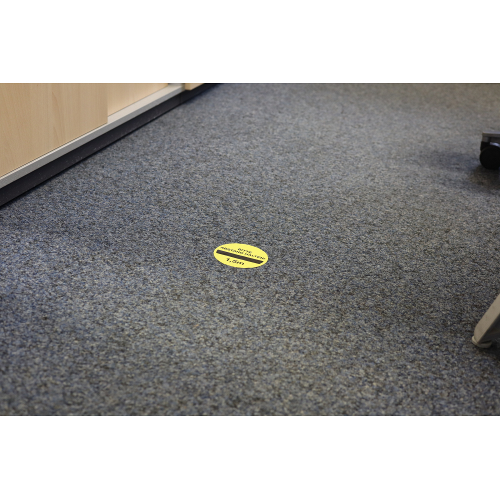 Leitsystemsticker mit Motiv