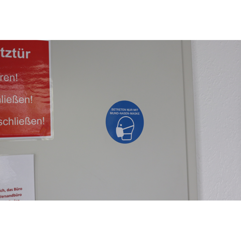 Leitsystemsticker mit Motiv