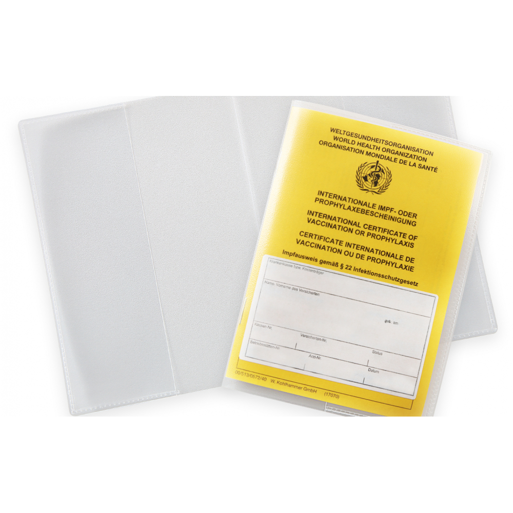 Impfpasshülle für aktuellen Impfpass