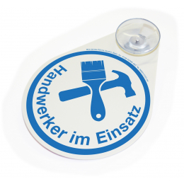 Hinweisschild mit diversen Bedruckungen