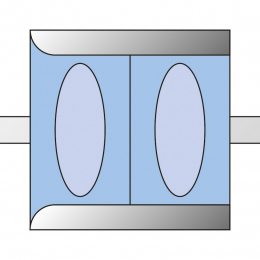 Handschuhboxhalter für Zubehörschiene