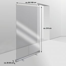 Mobile Hygieneschutzwand