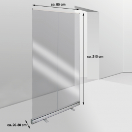 Mobile Hygieneschutzwand