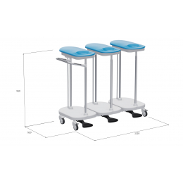 3-fach Wäschesammler "Basic"