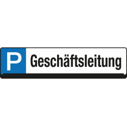Parkplatz Reservierungsschilder
