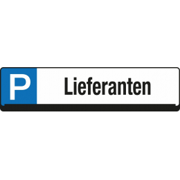 Parkplatz Reservierungsschilder