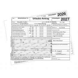 Urlaubs-Antrag für 2027